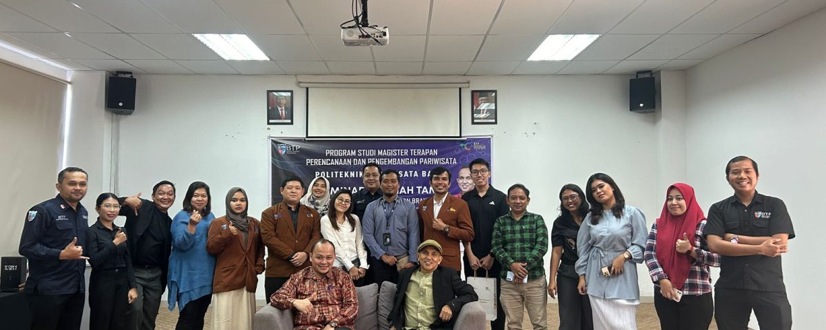 Kegiatan Kuliah Tamu Prodi S2 dengan Topik Smart Tourism Destination branding and marketing Trends 26 Juni 2024 dengan Dosen Tamu Dr Ramang H Demolingo SS MPar_Dosen Prodi Pariwisata UnNas Jakarta